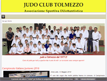 Tablet Screenshot of judotolmezzo.it